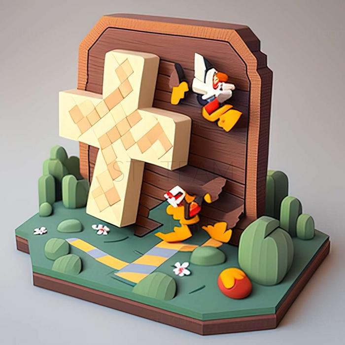 3D model Disney Crossy Road game (STL)
